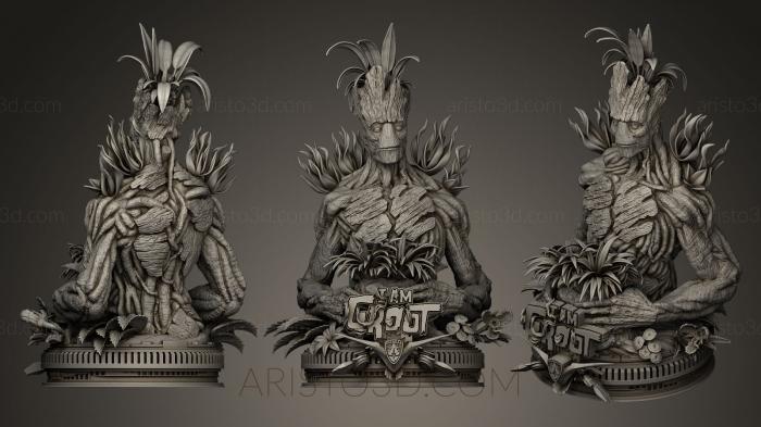 Busts of heroes and monsters (BUSTH_0161) 3D model for CNC machine